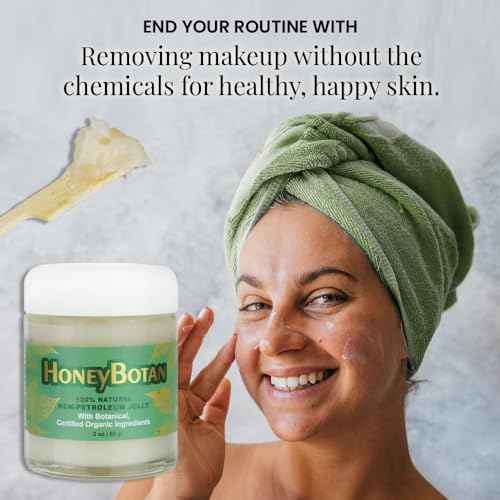 Beesaluxe HoneyBotan - 100% Natural Unpetroleum Skin Balm with Organic Ingredients - Petroleum Jelly Alternative for Lips, Hands, Baby Care, Makeup Remover, and More (2 Ounce)