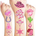 Cowgirl Temporary Tattoo Stickers 96PCS Party Favors