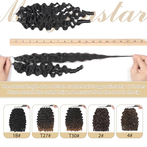 Burmese Curly Crochet Hair 18 Inch 50g | Knotless Human Hair