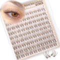 Brown Lash Clusters 8-14MM Clear Band Eyelashes