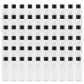 LEXININ 60 Pack 4 Oz Clear Plastic Bottles with Flip Caps, Plastic Travel Empty Bottles, Transparent Refillable Containers for Shampoo, Cream