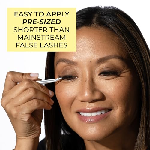 False Eyelashes for Hooded Eyes - Medium Strip Lashes