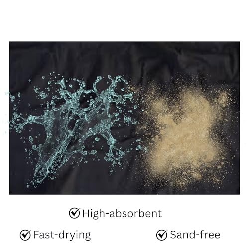 Professional Makeup Travel Towel - Microfiber Suede Quick Dry Towels - Multipurpose Kit Towel for Artists & Stylists - Double-Sided High Absorbency Towel - Sand-Free Protect Client Surface - 75x130 cm