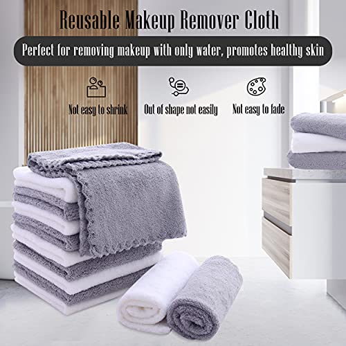TENSTARS 12-Pack Microfiber Washcloths - Soft & Quick Drying
