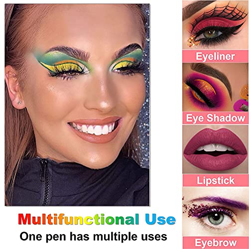LemonSac 15-Color Eyeliner Pen Set – Pearl & Matte