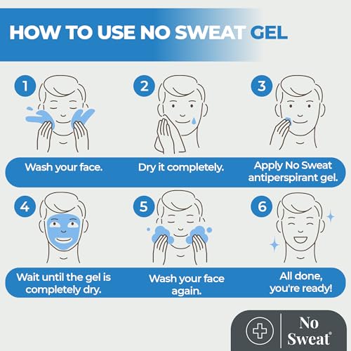 Antiperspirant Gel for Face and Neck - Prevents Excess Sweating 50 ML