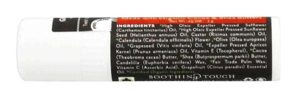 Soothing Touch Grape Fruit Lip Balm, 0.25 Ounce - 12 per case.12