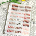 Press On Nail Organizer Book with 6 Pages & Tape