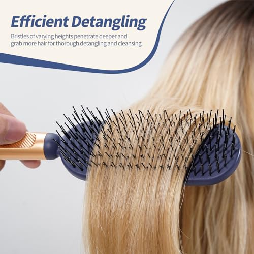 SHINLEA Slim Hair Brush for Fine Thin Hair Detangling