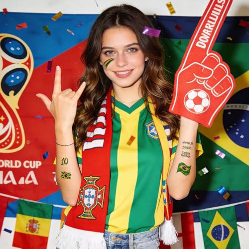 Belgium Temporary Tattoos - Belgian Flag & Lion Face Stickers