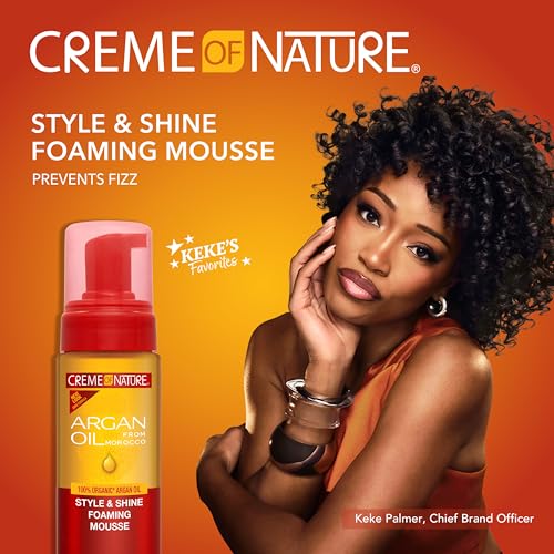 Creme of Nature Curl Defining Foaming Mousse with Argan Oil, 7 fl oz