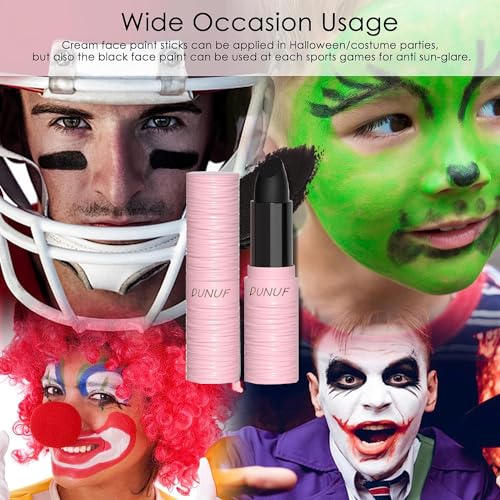6-Color Matte Lipstick Stick & Face Paint Set