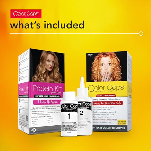 Color Oops Hair Color Remover & Protein Kit Bundle