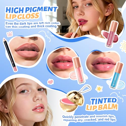 Color Nymph Makeup Kit for Teens & Girls with Storage Box