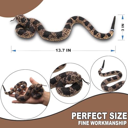 Realistic Rubber Snakes - Scare Birds & Prank Props | Upitry