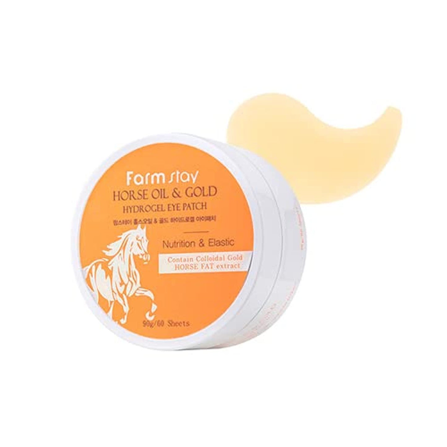 Farm Stay Horse Oil & Gold Hydrogel Eye Patch - 60 Sheets