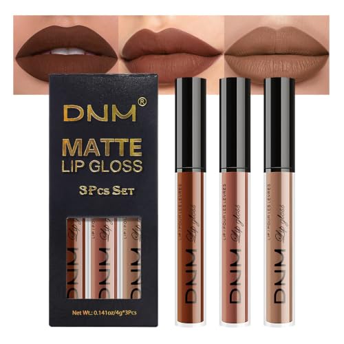3Pcs Matte Liquid Lipstick Set - Long Lasting Waterproof