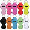 10-Pack Lipstick Holder Keychain Set, Neoprene