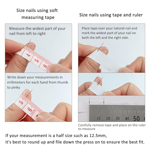 TENPAL Press on Nails Medium Coffin Shape French tips Cherry Blossom Cat Eyes Fake Nails With Glue Purely Handmade Acrylic False Nails With Light Therapy Summer Stick on Nails For Women 10pcs/Box(M)