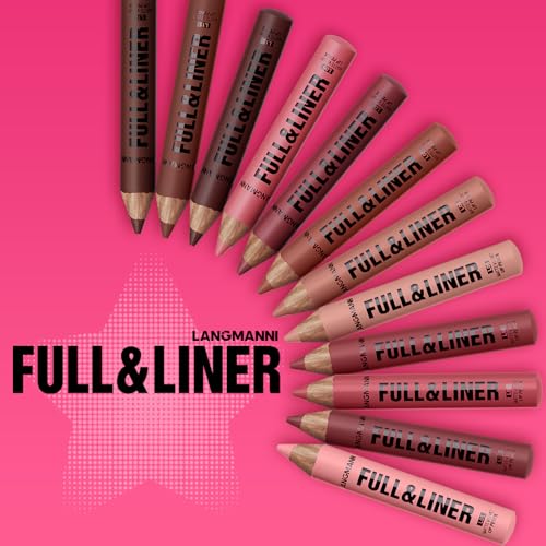 LANGMANNI 6Pcs Matte Velvet Lip Liner Pencil Set - Highly