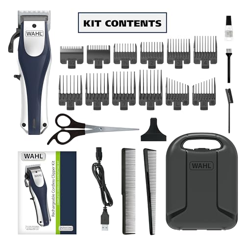 Wahl Lithium Ion Pro Rechargeable Cordless Hair Clippers for Men, Woman, & Children with Smart Charge Technology for Convenient at Home Haircutting - Model 79470