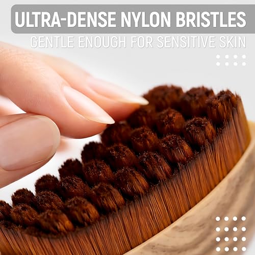 Lymphatic Drainage Face Brush – Soft Nylon Bristles