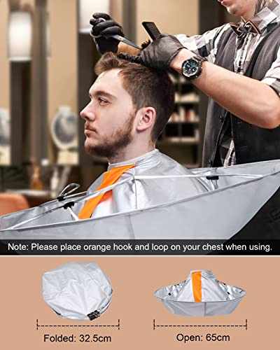Lictin Waterproof Hair Cutting Cape with Comb - 65cm