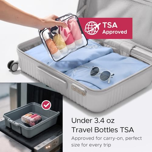 LitBear Travel Bottles Set - 23 Pack TSA Approved Toiletry Containers