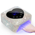 ShineCai Diamond UV LED Nail Lamp 72W Rechargeable Cordless Gel Curing with Auto Sensor & 5 Timer