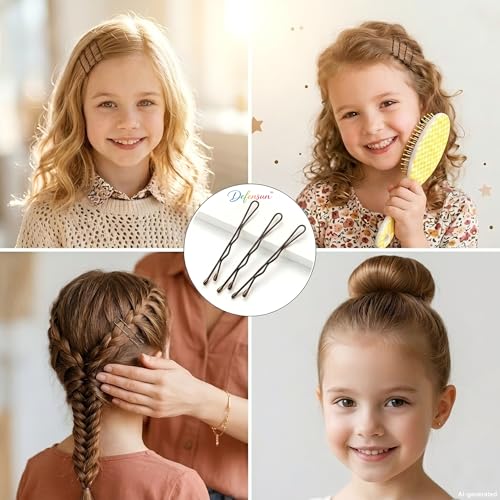 300 Pcs Black Bobby Pins - 2 Inch High Tension Hair Grips