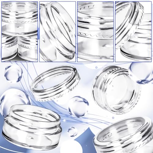 100 Pcs 5g Empty Plastic Sample Containers with Lids