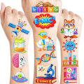 96pc Science Temporary Tattoos for Kids | Chemistry & Physics Themed