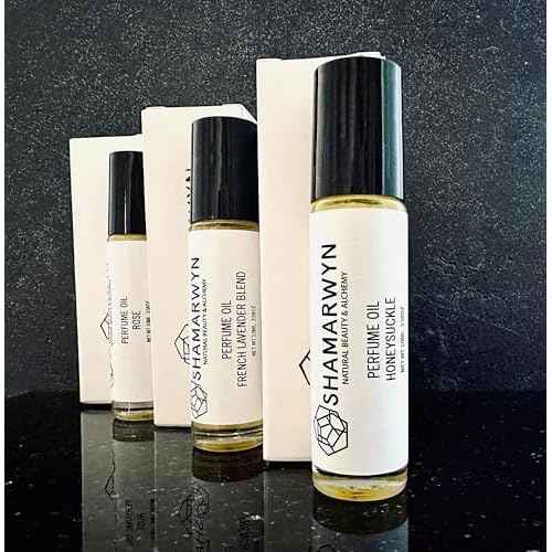 Botanical Perfume Oil Gift Set ? Rose, Honeysuckle & Lavender Roll-Ons | Natural Jojoba-Based Fragrance Trio, 10ML Each