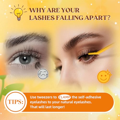 Self Adhesive Eyelash Clusters - No Glue Press On Lashes