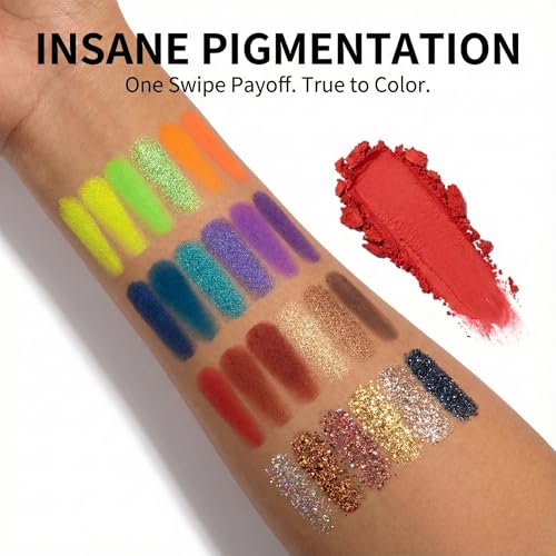 54 Color Eyeshadow Palette - Matte & Shimmer Makeup