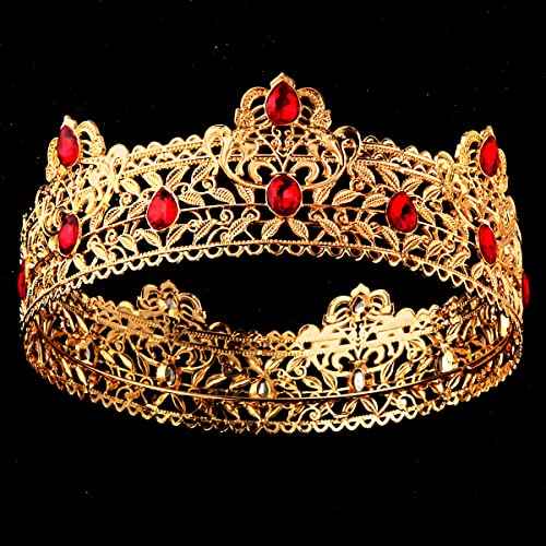 Men's Crowns Metal Adult Men Birthday Prom Homecoming Party Crown King Crown For Festival Wedding Baby Shower