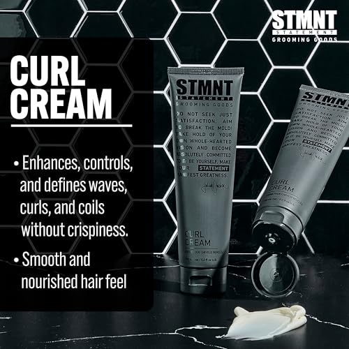 STMNT Curl Cream | Enhances Definition Without Crispiness