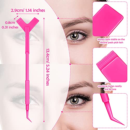 100pc Y-Shape Eyelash Lift Brush Tool Set