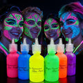 ILC UV Reactive Black Light Body Paint Kit - 6 Neon Colors