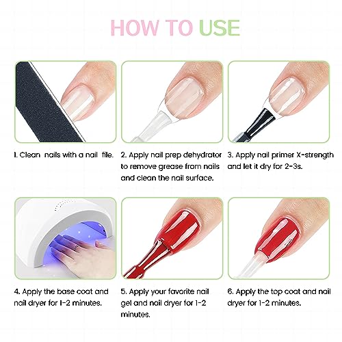 Nail Prep Dehydrator & X-Strength Primer Kit