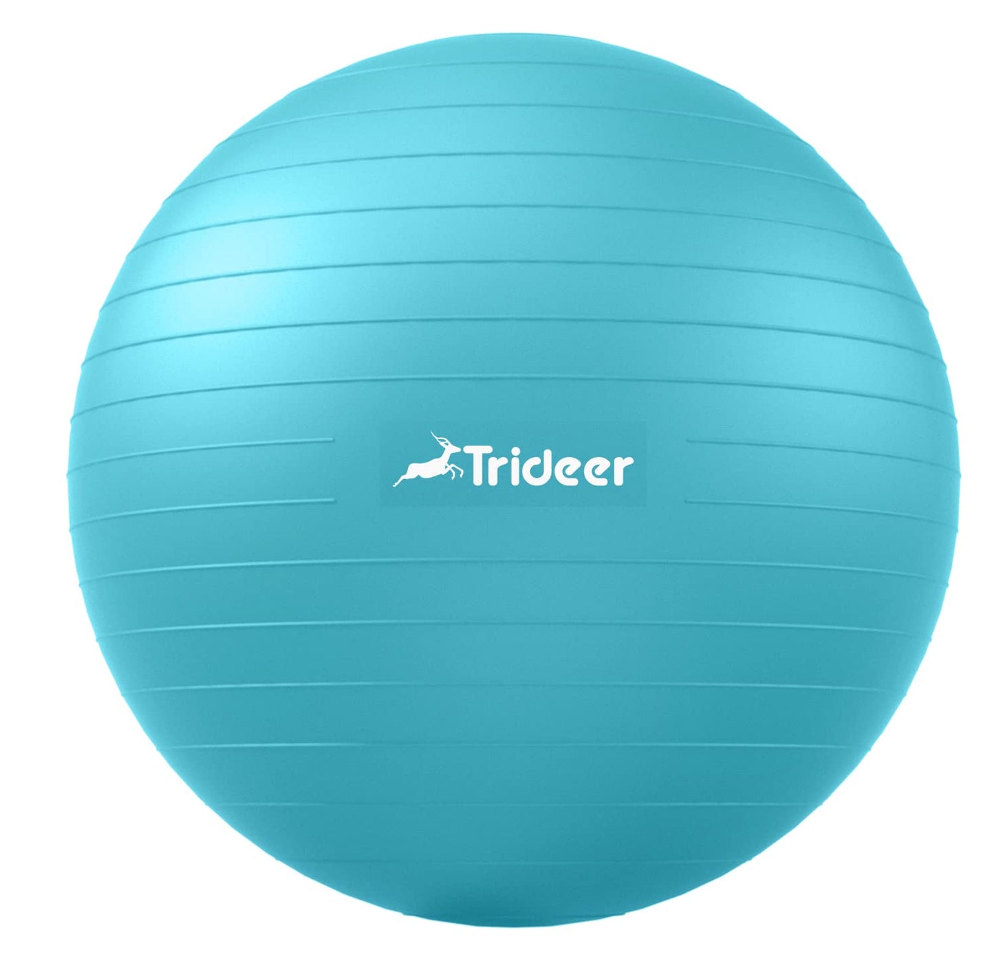 Trideer Yoga Ball - Exercise Ball for Workout pilates Stability - Anti-Burst and Slip Resistant for physical therapy, Birthing, Stretching &Core Workout, Office Ball Chair, Flexible Seating, Home Gym