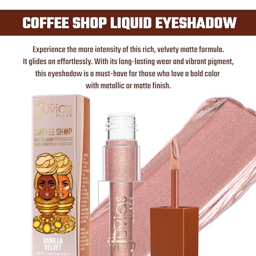 Juvia's Place Coffee Shop Liquid Eyeshadow - Vanilla Velvet Metallic