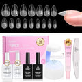 Beetles Nail Tips Kit with Mini UV Lamp & Nail Prep - 256PCS