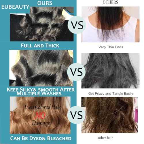 Body Wave Bundles Human Hair 18 18 Inch 2 Bundles 100% Unprocessed Brazilian virgin 12a Hair Natural Black Color 200G Per Pack