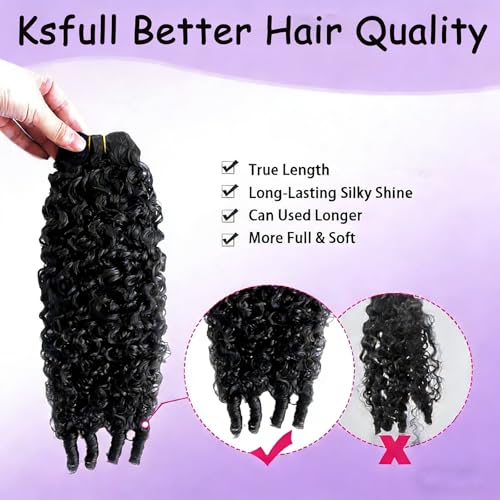 Burmese Curly Human Hair Bundles 3C4A Spiral Texture 12 inch