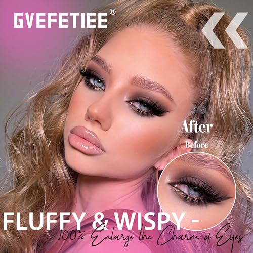 Wispy Fox Eye Lashes - Faux Mink Clear Band (8 Pairs)