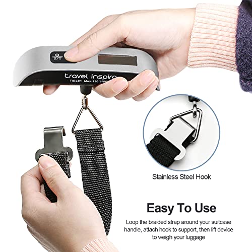 Travel Inspira Portable Digital Luggage Scale - 110lb Capacity