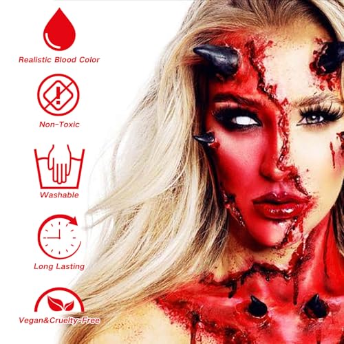 Halloween Fake Blood Makeup Kit – SFX Special Effects Set