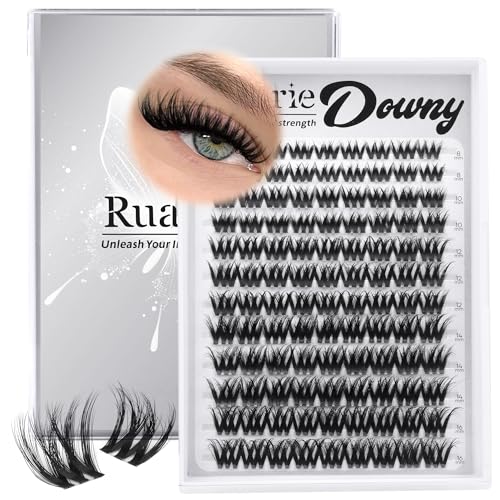 Fluffy D-Curl Lash Clusters 8-16mm Wispy Volume Eyelashes