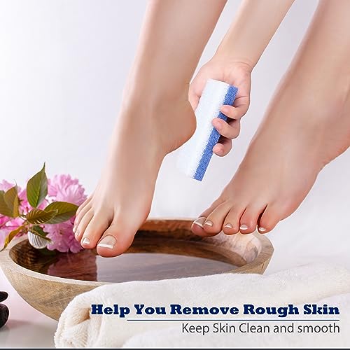 Double-Sided Foot Pumice Stone 6-Pack - Callus Remover & Foot Exfoliator
